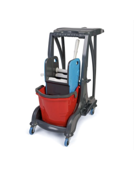 TROLLEY ΜΕ θΕΣΗ ΓΙΑ  ΣΑΚΟΥΛΑ ΑΠΟΡΡΙΜΑΤΩΝ